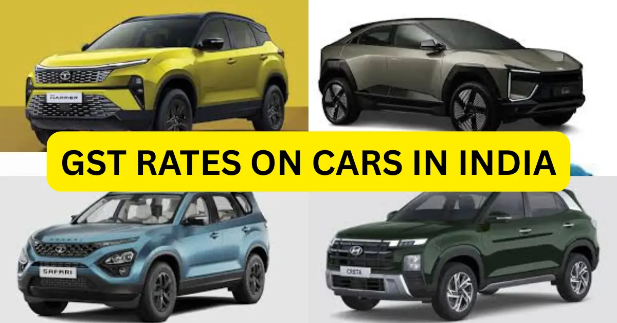 NEW GST RATES ON CARS IN INDIA